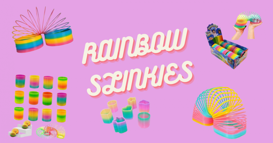 Rainbow spring toys from the list