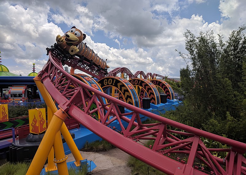 Slinky Dog Dash from the outside
